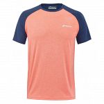Babolat Play Crew Neck Tee Fluo Strike / Estate Blue